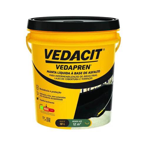 Manta Líquida Vedapren Vedacit - Asfáltica 18kg