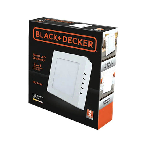 Painel de Iluminação LED 2 em 1 Black Decker 6500K