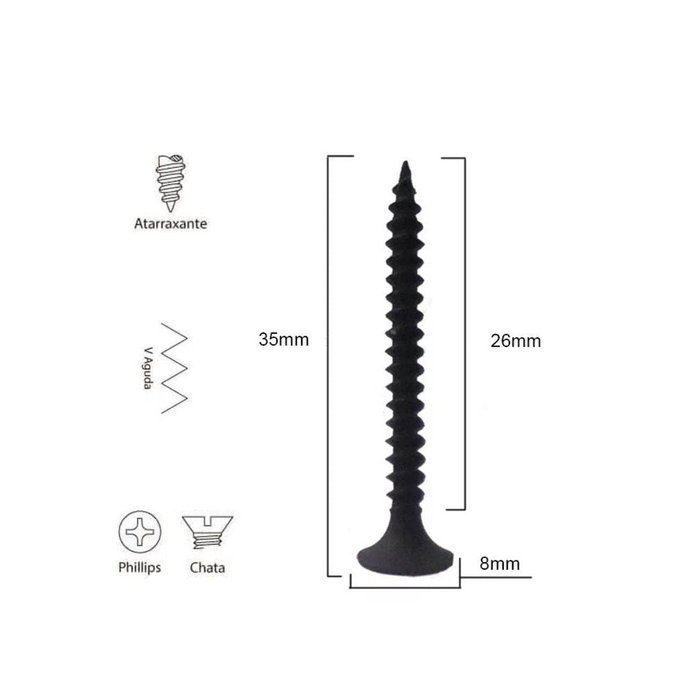 Parafuso para Drywall GN35 (Cento)