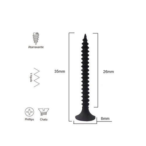 Parafuso para Drywall GN35 (Cento)