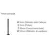 Parafuso para Drywall GN45 (Cento)