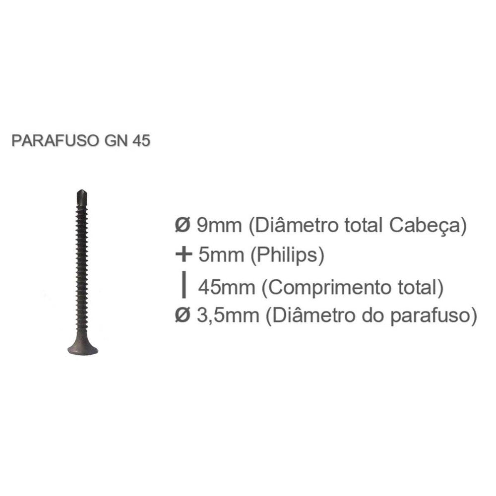 Parafuso para Drywall GN45 (Cento)