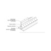 Perfil Drywall Aço T Travessa Peakform XL G90 1600